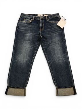 Current/Elliot The Fling Dark Blue Cuffed Ankle Jeans Inseam 26" Waist 31"